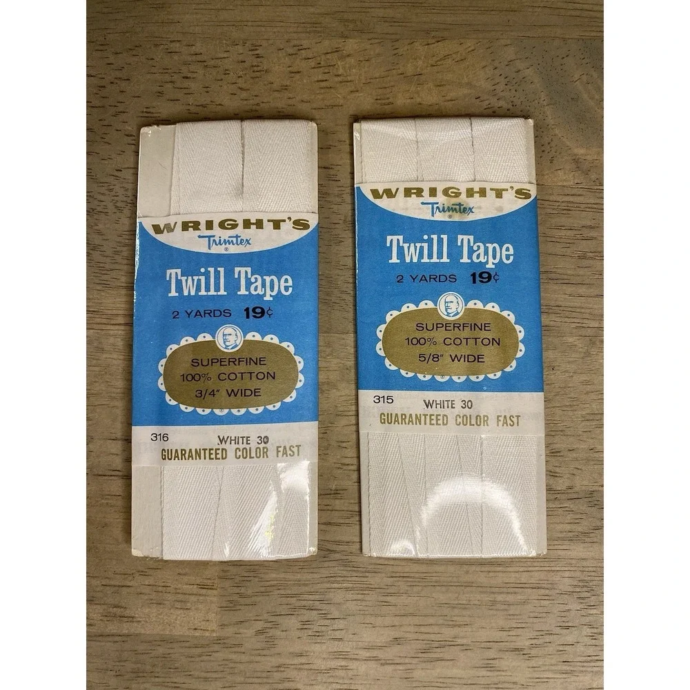 Vtg Large Lot Sewing Trim Bias Seam Binding Hem Facing Twill‎ Tape New & used